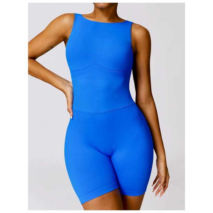 Короткий женский комбенизон Shorts Body Cannota model 42 (Blue deepth)